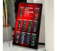 Le*go Speed Champions 10-en-1 Display 77242-77251 para coches F1 y 66802 mural