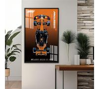 Le-go Technic 42228 McLa*ren MCL39 F1 Auto Or Adult Wall Panels Gift for Assembly Fans Compatible con Lego 42228, Simple Assembly, Creative Home Decoration(no modle (Classic H)