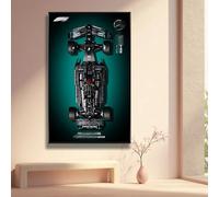 Le*go Technic Merce*des AMG F1 W14 E 42171 - Placa de pared para coche Lego, idea de regalo para entusiastas de Lego decoración del hogar (coche no incluido)