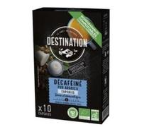 Destination Cápsulas Biodesgradables Pur Arábica Descafeinado Bio 5g 10 Uds