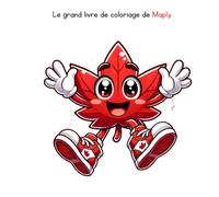 Le grand livre de coloriage de Maply (Les aventures de Maply au Canada)