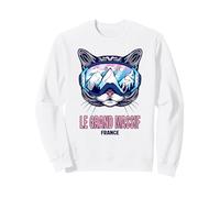 Le Grand Massif - Gafas de esquí con diseño de Gato Sudadera