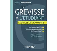 Le Grevisse de l'étudiant: Exercices de grammaire