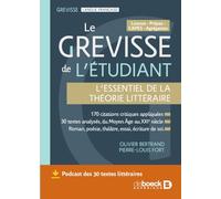 Le Grevisse de l'étudiant - L'essentiel de la théorie littéraire: 150 citations critiques appliquées, 30 textes littéraires du Moyen Age au XXe siècle, Roman, poésie, théâtre, essai, écriture de soi