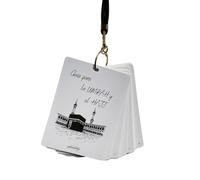 Le guide du pèlerinage - Guía de bolsillo esencial para realizar con éxito la Umrah y el Hajj - Invocaciones para la Umrah, Invocaciones para el Hajj, Salat Janaza - 35 tarjetas - Blanco