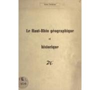 Le Haut-rhin Géographique Et Historique (ebook)