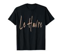 Le Havre France Diseño Elegante Vintage Camiseta