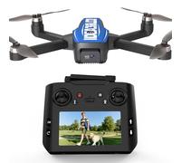 LE-IDEA GPS Drone con Cámara 4K para Adultos, Drone con Pantalla de 4,5 pulgadas, Retorno Inteligente por GPS, 3 Modos de Velocidad, Motores Sin Escobillas, IDEA36LCD para Principiantes y Adultos