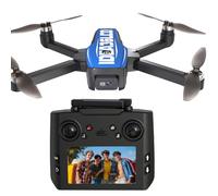 LE-IDEA GPS Drones con Camara 4k, IDEA36LCD Plegable Dron con LCD Pantalla Motor Sin Cepillo, Posicionamiento de Corriente de Luz Modo Sin Cabeza Altitud Mantener, RC Quadrocopter para Principiantes