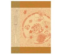 Le Jacquard Français 28534 Fleurs A Croquer Capucine - Paño de cocina (80 x 60 cm, algodón), diseño de flores