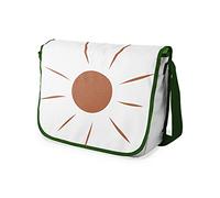 Le Jardin du Lin Bolsas de mensajero con estampado digital con correas de color caqui para niñas y niños, regreso a la escuela, bolsas de mensajero para estudiantes, bolsos de hombro, tamaño: 29 x 36