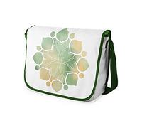 Le Jardin du Lin Bolsas de mensajero con estampado digital con correas de color caqui para niñas y niños, regreso a la escuela, bolsas de mensajero para estudiantes, bolsos de hombro, tamaño: 29 x 36