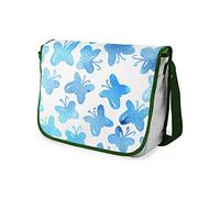 Le Jardin du Lin Bolsas de mensajero con estampado digital con correas de color caqui para niñas y niños, regreso a la escuela, bolsas de mensajero para estudiantes, bolsos de hombro, tamaño: 29 x 36