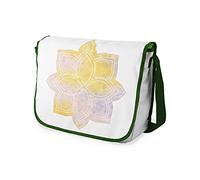Le Jardin du Lin Bolsas de mensajero con estampado digital con correas de color caqui para niñas y niños, regreso a la escuela, bolsas de mensajero para estudiantes, bolsos de hombro, tamaño: 29 x 36