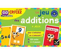Le jeu des additions CP/CE2: 4 jeux pour s'entraîner en s'amusant ! Avec 120 cartes