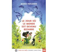 Le jour ou le monde est devenu bizarre: Grands caractères, édition accessible pour les malvoyants
