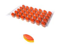 Le King René - 35 calzones pequeñas de Aix - Granel guardadas bajo alvéolo cerrado, sin embalaje decorativo - 218 g. A la fruta: (naranja).