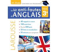 Le kit anti-fautes d'anglais 3e