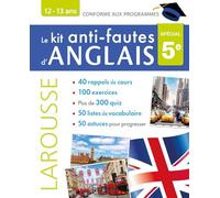 Le kit anti-fautes d'anglais: Spécial 5e