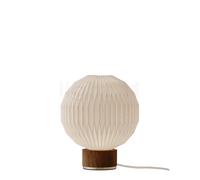 Le Klint Model 375, lámpara de sobremesa, roble ahumado - papel - 18 cm