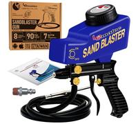 LE LEMATEC Kit de pistola de chorro de arena, removedor de óxido y removedor de dolor, equipo de chorro de arena de chorro de arena continuo. Lanzador de medios AS118-2