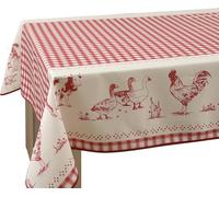 Le linge de Jules - Mantel Antimanchas (150 x 350 cm), Color Rojo