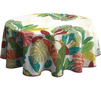 Le linge de Jules - Mantel Antimanchas Acapulco Redondo, 160 cm, Multicolor
