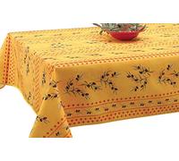 Le linge de Jules Mantel Antimanchas Olivettes Amarillo - Rectángulo 150 x 350 cm