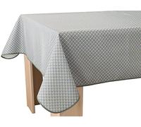 Le linge de Jules Mantel Antimanchas Paon Gris - Rectángulo 150 x 200 cm