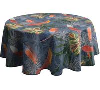 Le linge de Jules - Mantel Antimanchas (Redondo, 160 cm), Color Rojo y Magenta