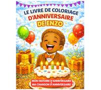 LE LIVRE DE COLORIAGE D'ANNIVERSAIRE DE ENZO
