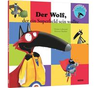 LE LOUP QUI VOULAIT ÊTRE UN SUPER-HÉROS EN ALLEMAND (Mes p'tits albums)