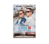 Le Mans 66 - Gegen Jede Chance CoverFashion Póster decorativo de pintura en lienzo para pared, póster para sala de estar, dormitorio, pintura de 30 x 45 cm