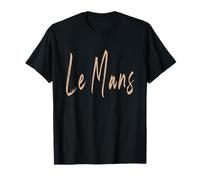 Le Mans France Diseño Elegante Vintage Camiseta