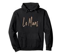 Le Mans France Diseño Elegante Vintage Sudadera con Capucha