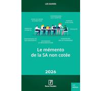 Le mémento de la SA non cotée