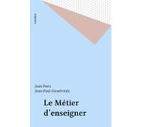 Le Métier Denseigner (ebook)