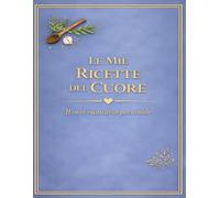 LE MIE RICETTE DEL CUORE: Un quaderno personale dove custodire i sapori di casa (versione Azzurra) (Le mie ricette del Cuore 11 colori)