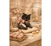 Le Mie Ricette In Pizzo: Ricettario da compilare - ricettario vuoto (senza ricette) - interno vittoriano rococò premium, perfetto regalo o auto-regalo