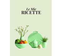 Le Mie Ricette: Quaderno da compilare con indice personalizzabile, 100 schede, una tabella di conversione delle misure e pagine per appunti. Formato A4.