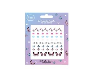 Le Mini Macaron - Mini Nail Stickers Butterfly Dreams Uñas postizas y diseños de uñas 7 g 7 GR
