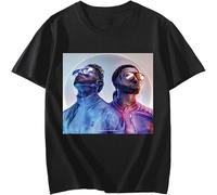 Le Monde Chico T Shirt Album PNL T-Shirt French Rap tee Comfortable Short Sleeve O-Neck Cotton T-Shrits Black XL