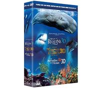 Le Monde des requins 3D + Le monde des dauphins et des baleines, nomades des mers 3D + Les merveilles de l'Océan 3D - Coffret [Blu-ray]