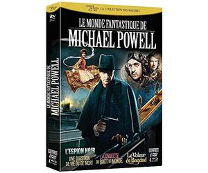 Le Monde fantastique de Michael Powell : L'espion noir + Une question de vie ou de mort + La conquête du bout du monde + Le voleur de bagdad [Francia] [Blu-ray]