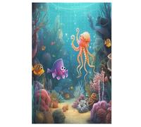 Le Monde Submarino Puzzles Adulto - Puzzle de madera 1000 piezas - Challenge - Adultos y niños a partir de 12 años (78×53cm)