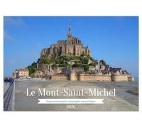 Le Mont-Saint-Michel - Impressionnante montagne monastique (Calendrier de bureau 2026 DIN A5 vertical), CALVENDO calendrier mensuel: L'imposante abbaye fortifiée de la Manche