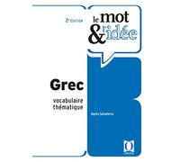 Le mot & l'idée Grec: Vocabulaire thématique