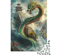Le Mythe du Dragon Chinois Puzzle De 1000 Trozos Papel Grueso Rompecabezas Compatible con Tabla Fácil De Limpiar Horas De Entretenimiento 52x38cm/1000pcs