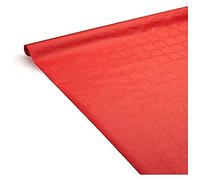 Le NAPPAGE ARTS DE LA MESA Mantel rojo de papel damasco - 1,18 x 6 m