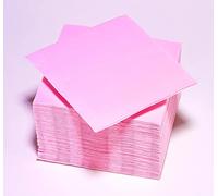LE NAPPAGE ARTS DE LA TABLE 50 servilletas microgofradas 24x25 cm 2V 100% Nature Rosa Confetto - FSC